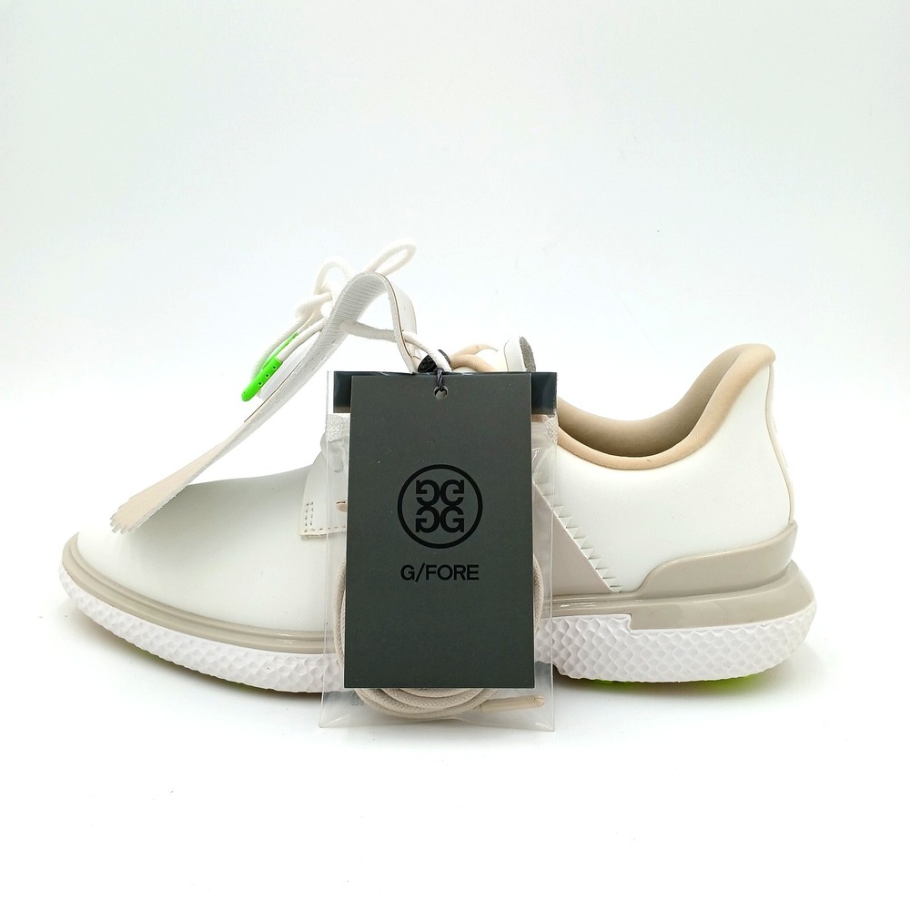 G/Fore G4 Gallivan2r Golf Shoes Sneaker Ladies US 5 Khaki Stone Stripe Kiltie